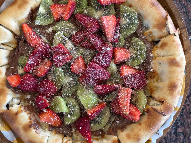 Nutella pizza dessert from anthonys coal fired